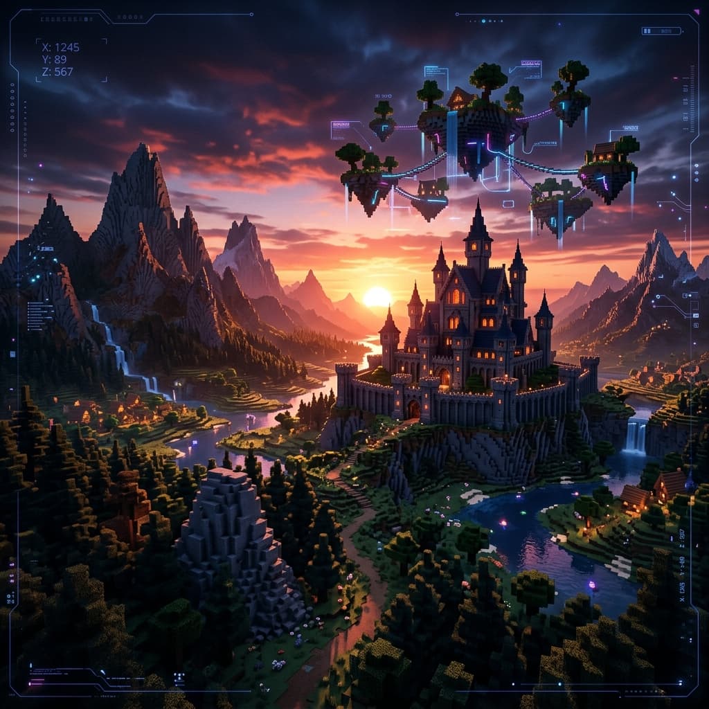Minecraft World Banner